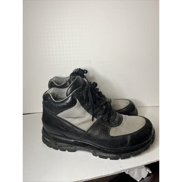 2009 Nike Air Max Goadome Boots II F/L Size 12 Black & Gray Vintage Retro Rare - Picture 7 of 15
